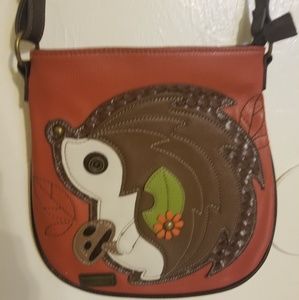 Crossbody hegdehog faux leather purse by Chala